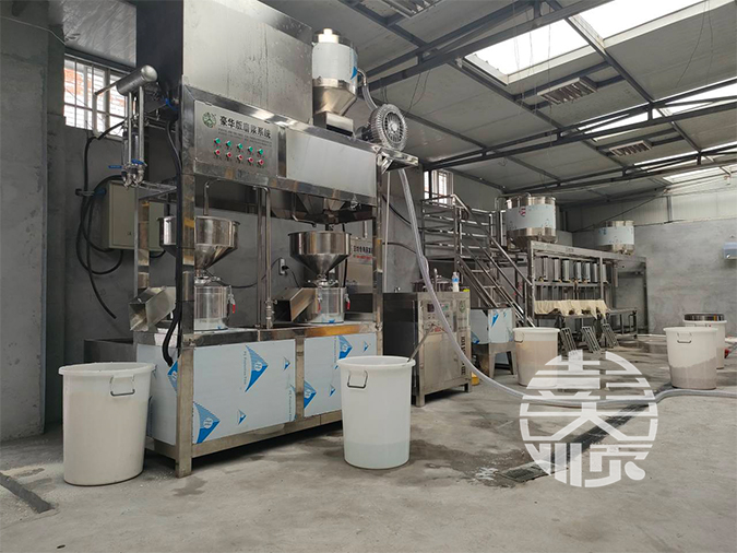 全自動豆腐機安裝現場