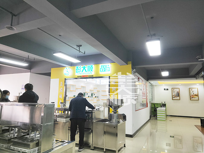 商丘小型豆腐皮機考察現場